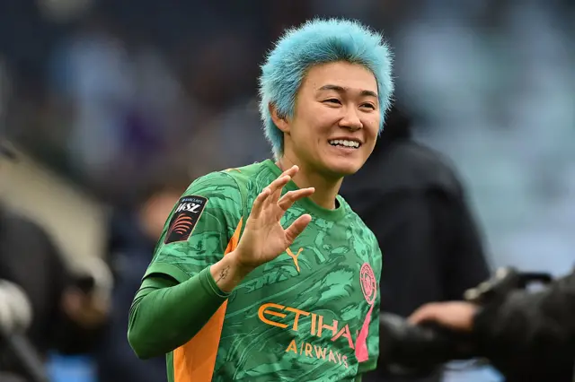 Manchester City's Japanese goalkeeper #31 Ayaka Yamashita