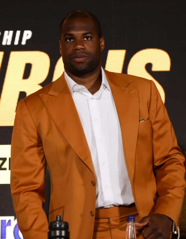 Daniel Dubois in a suit