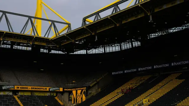 View inside the stadium Signal Iduna Park