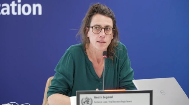 WHO technical expert Anais Legand