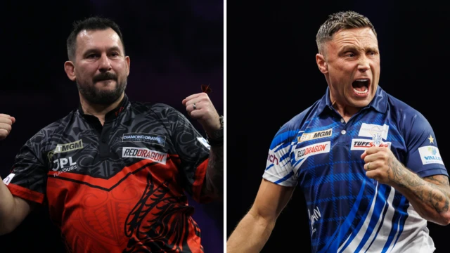 Jonny Clayton and Gerwyn Price