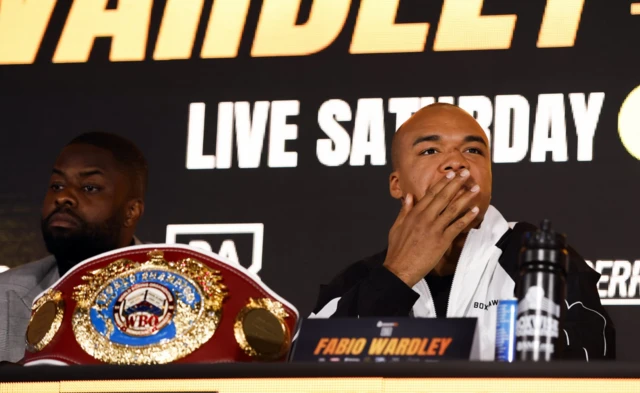 Michael Ofo sits beside Fabio Wardley