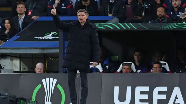 Crystal Palace manager, Oliver Glasner