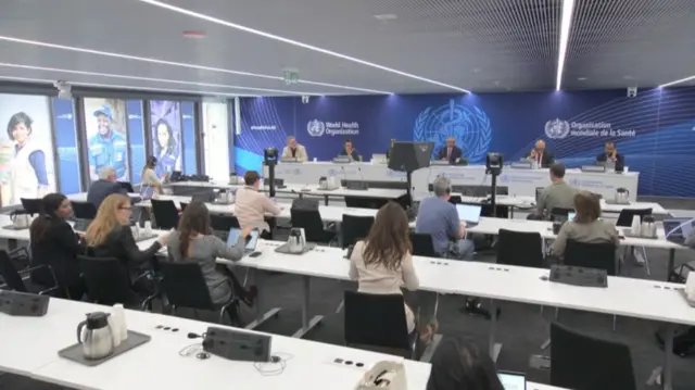 WHO press conference