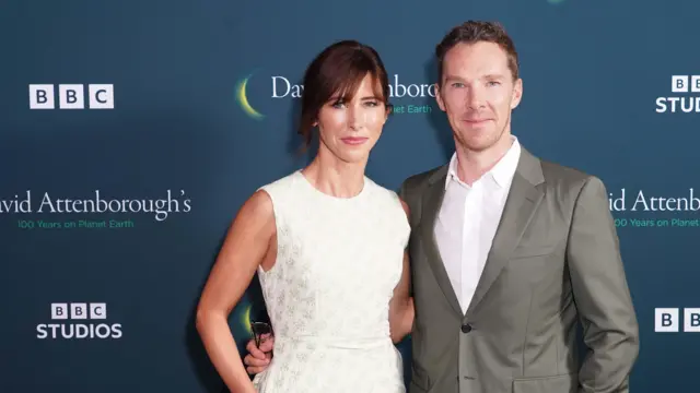 Benedict Cumberbatch attends David Attenborough's 100 Years on Planet Earth event at Royal Albert Hall, central London