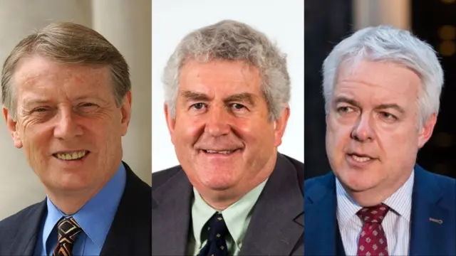 Alun Michael. Rhodri Morgan a Carwyn Jones