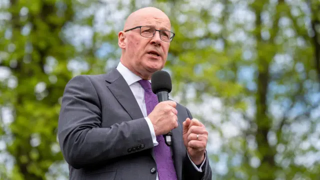 John Swinney delivers an eve of poll speech