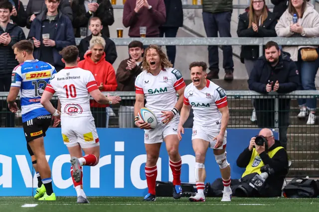Werner Kok celebrates