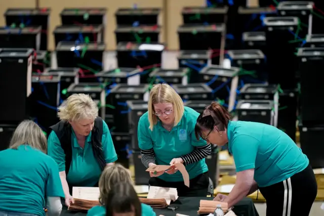 Counters at the Dewars Centre in Perth