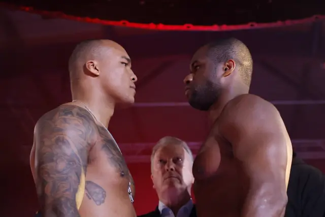 Fabio Wardley faces off with Daniel Dubois