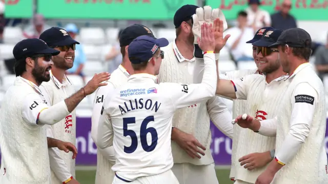 Essex players celebrate