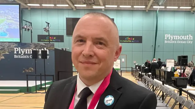 Steve Ricketts, leader of Reform UK in Plymouth