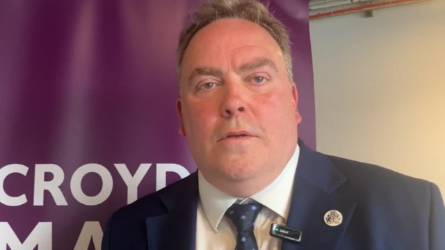 Croydon mayor Jason Perry in a suit