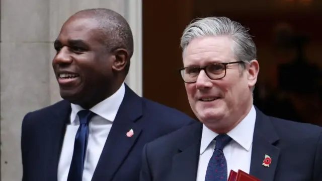 Lammy and Starmer in suits