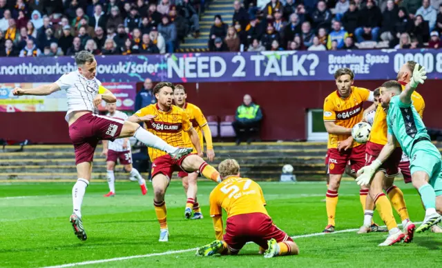 Motherwell 1-1 Hearts