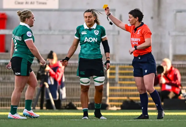 Yellow card shown to Moloney-MacDonald