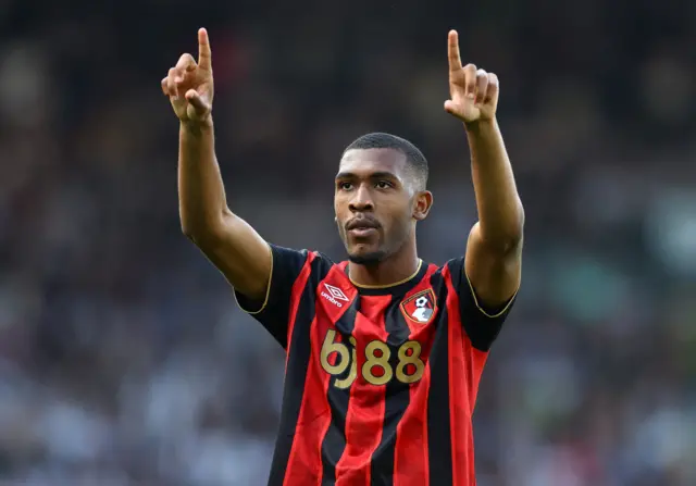 AFC Bournemouth's Rayan Rocha celebrates scoring their first goal