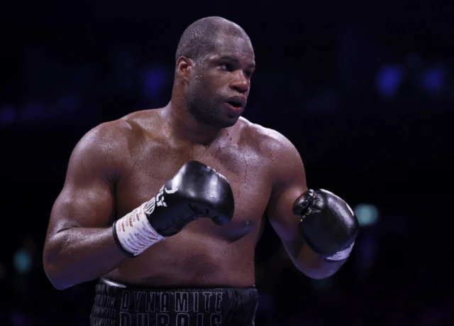 Daniel Dubois in the ring