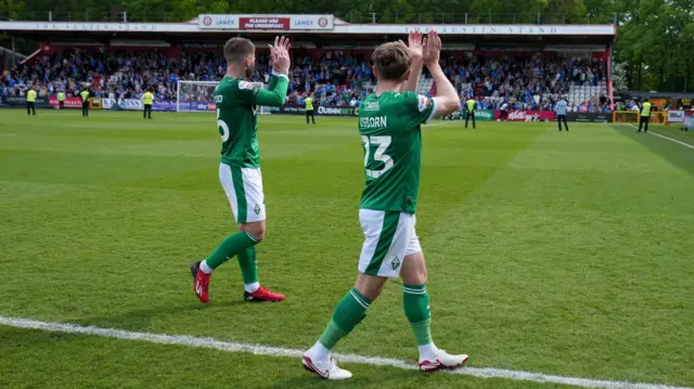 Stockport celebrate victory