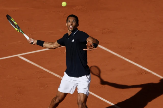 Canada's Felix Auger Aliassime in action