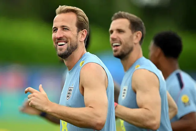 Harry Kane in England camp