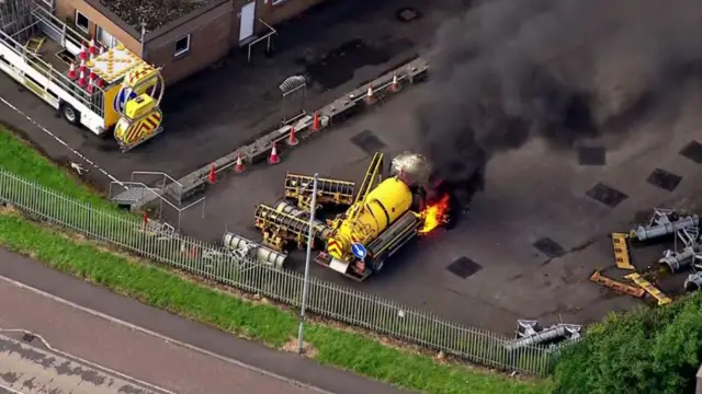 Draincleaner on fire