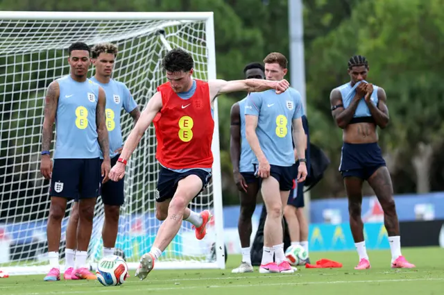 England training camp