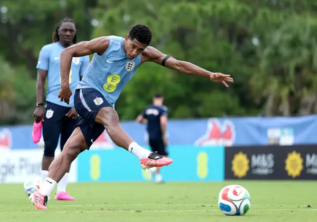 Jude Bellingham in England camp
