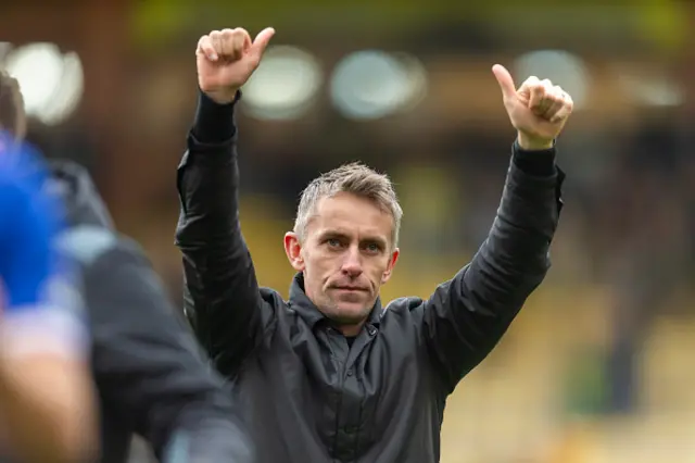 Kieran McKenna waving
