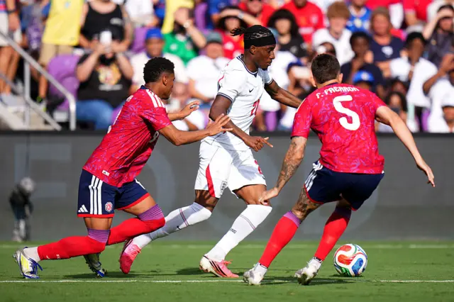 Noni Madueke runs with the ball