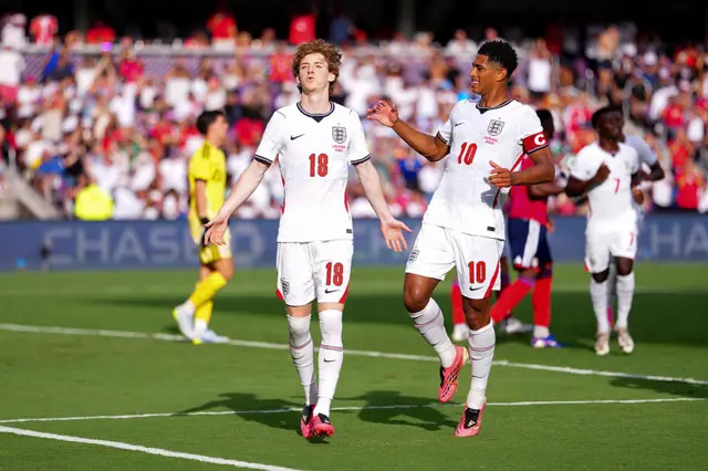 Anthony Gordon celebrates