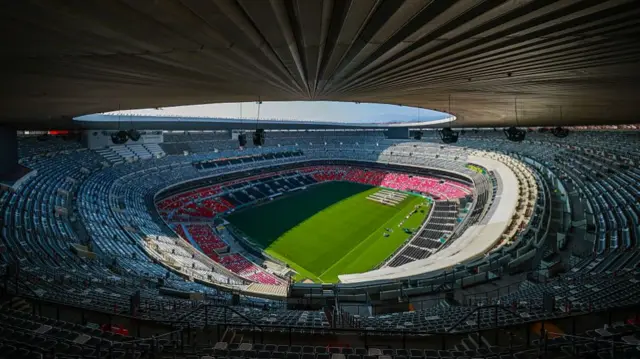 General view of Mexico City Stadium on May 20, 2026 in Mexico City, Mexico.