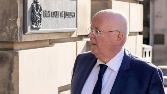 Peter Murrell outside the High Court in Edinburgh