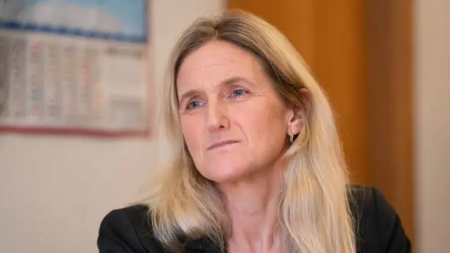 Labour MP Kim Leadbeater pictured in 2024 wearing black suit jacket