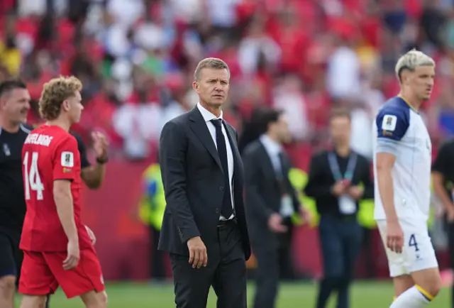 Jesse Marsch (Canada) looks on