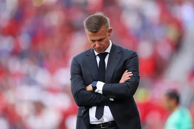 Jesse Marsch, Head Coach of Canada, reacts