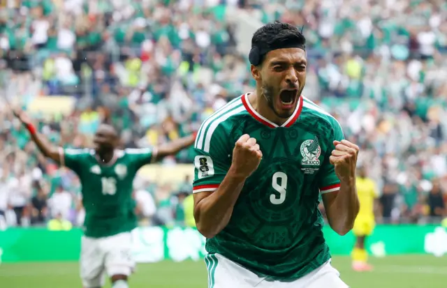 Raul Jimenez celebrates