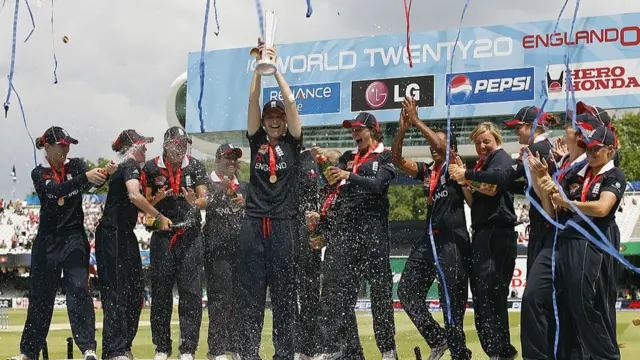 England's cricketers celebrate World Twenty20 triumph in 2009
