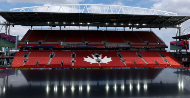 General view inside the stadium