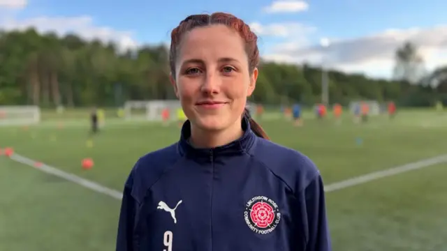 Lucy McEwan plays with Linlithgow Rose and cannot wait for Scotland's games
