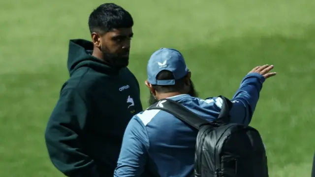 Rehan Ahmed and Mushtaq Ahmed