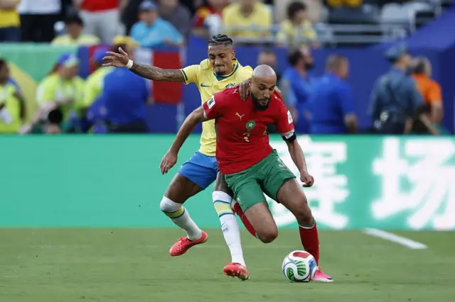 Raphinha and Noussair Mazraoui