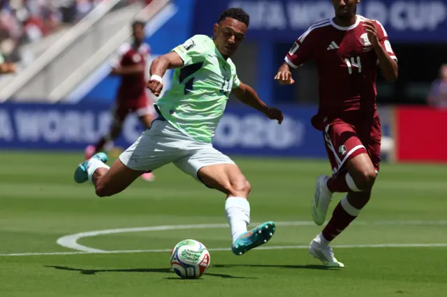 Dan Ndoye of Switzerland in action