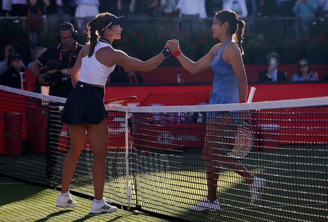 Emma Raducanu and Iva Jovic