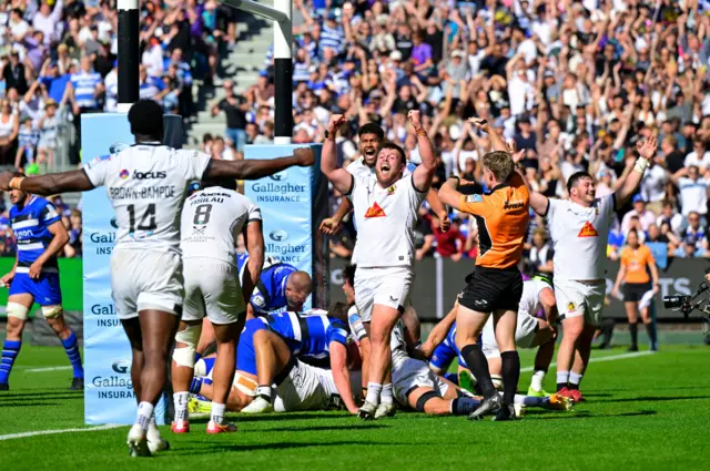 Exeter celebrate