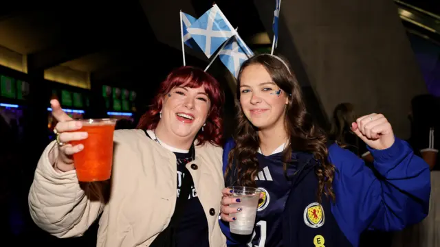 Scotland fans at The Hyrdro