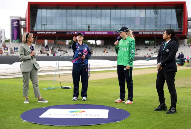 Scotland Ireland coin toss Old Trafford