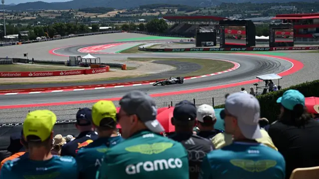 fans in the grandstands