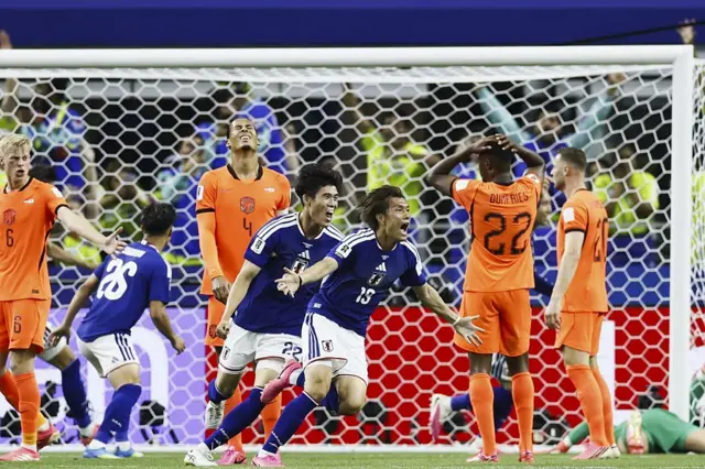 Japan celebrate