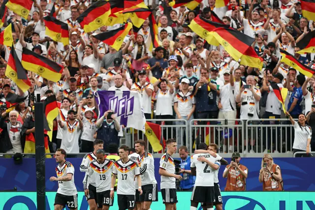 Germany celebrate